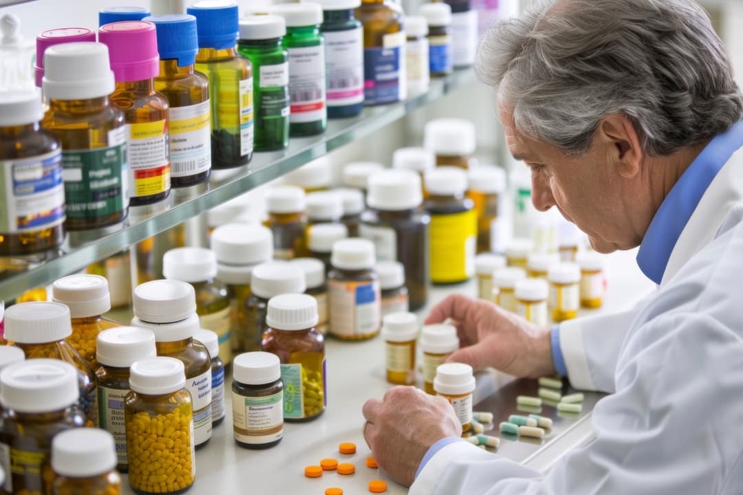 Laboratory scientists working